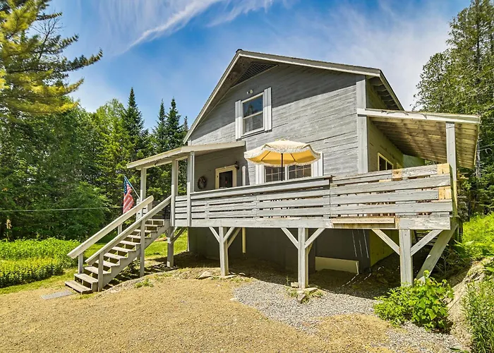 1 Mi To Rangeley Lake: Cabin W/ Wraparound Deck!